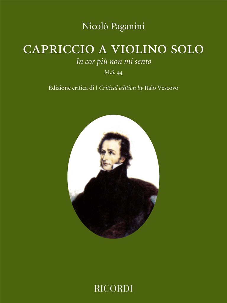 Capriccio a violino solo "In cor più non mi sento"